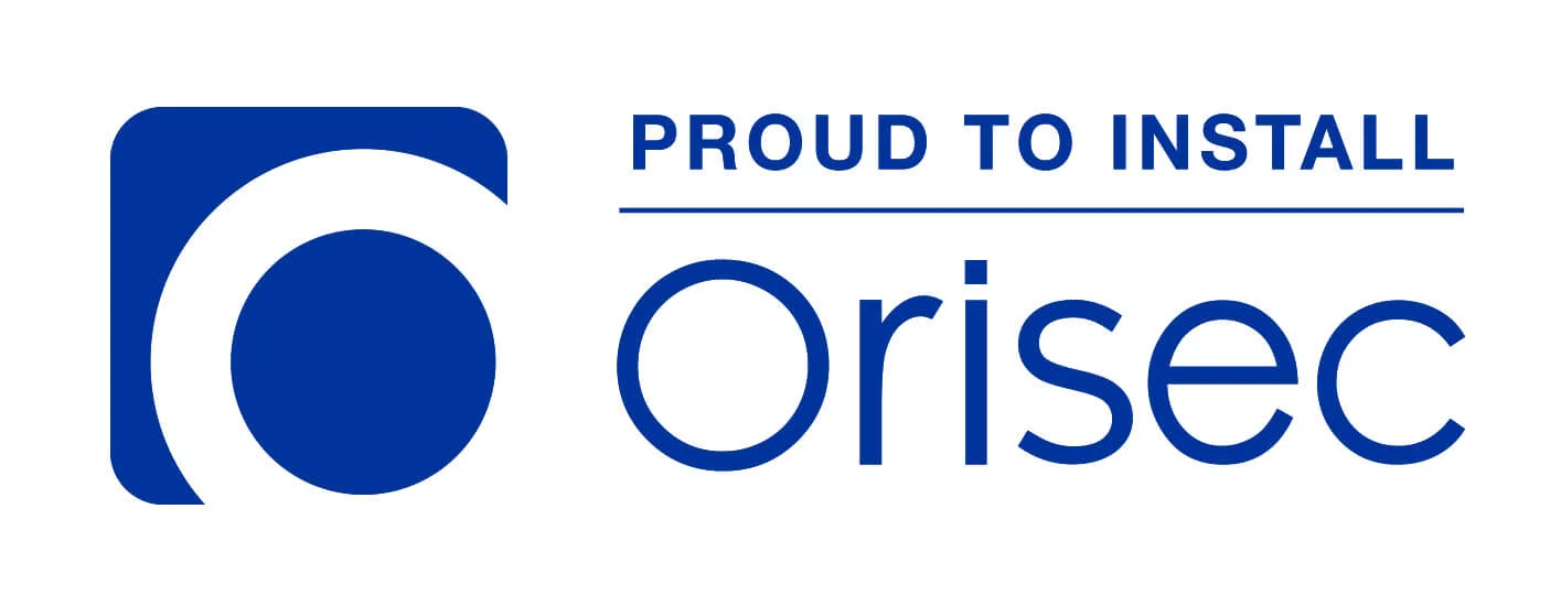 Home 9 Proud to install Orisec logo